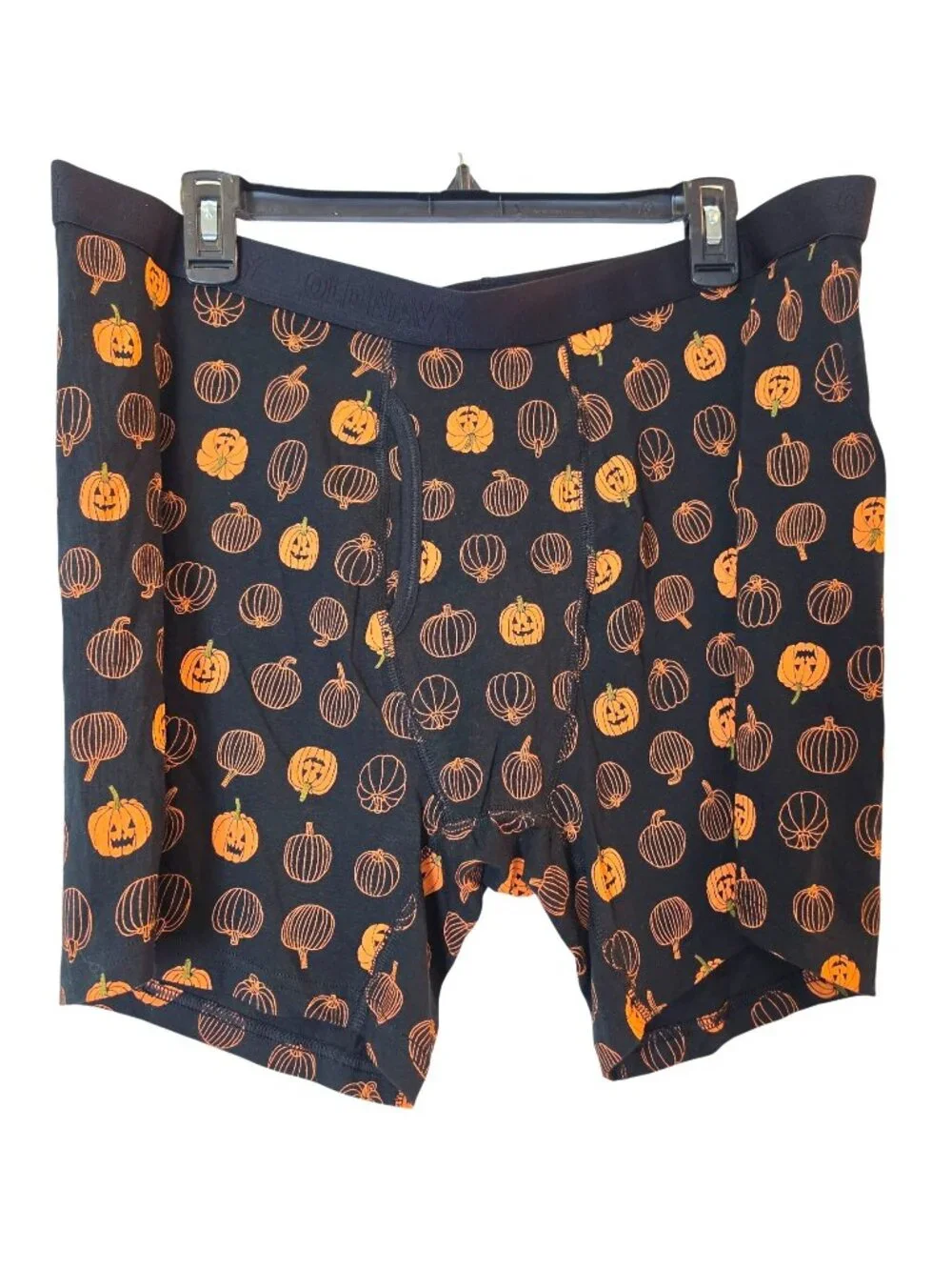 Old Navy Built-In Flex Halloween Pumpkin Boxer Briefs Men’s XXL NWOT